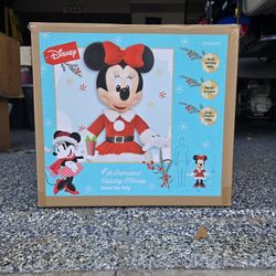 4 ft ANIMATED Holiday Minnie 
