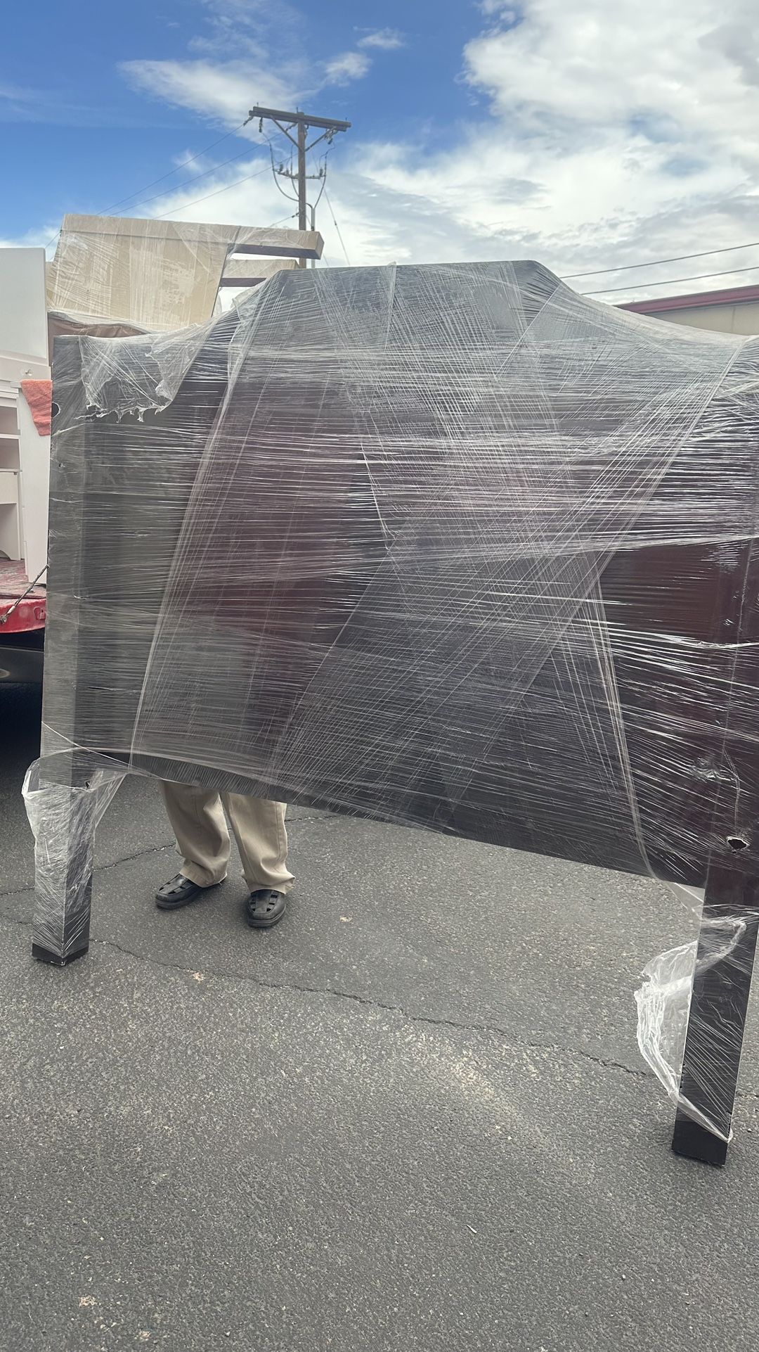 Brown Queen Headboard
