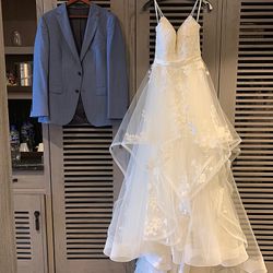 Sweetheart Wedding Dress Ball Gown Size  0 /  XS