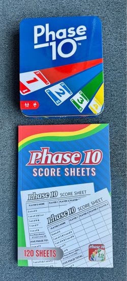Phase 10 card game