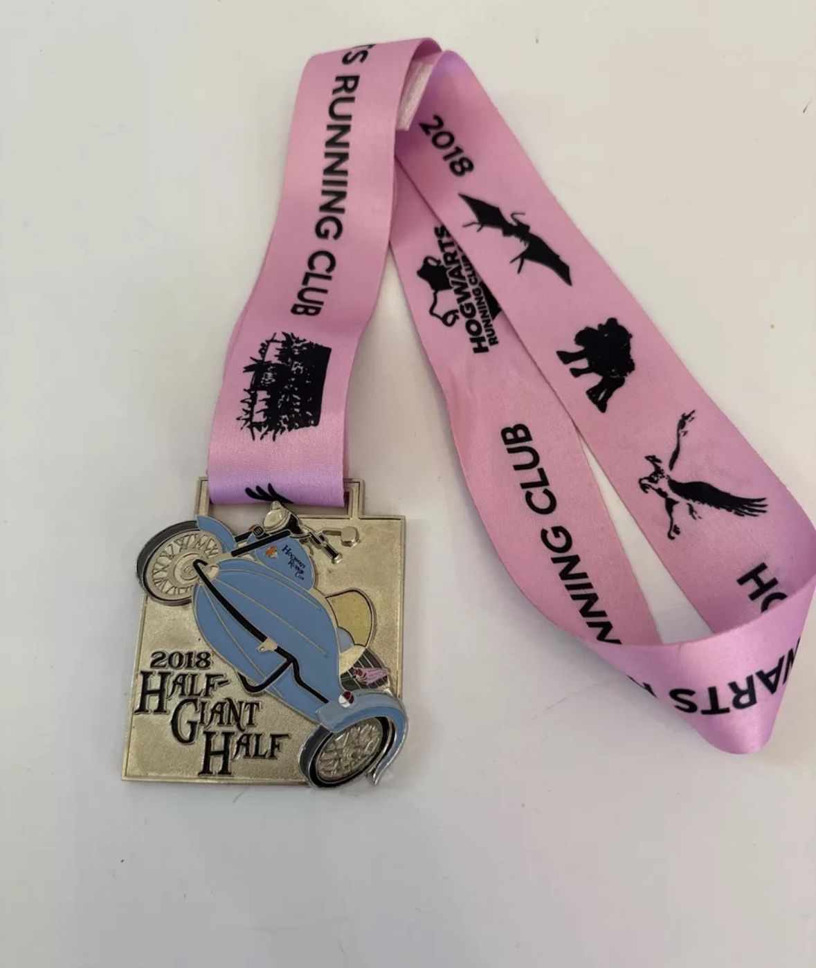 2018 - HRC - PHRC - Hogwarts Running Club - Half Giant Half Medal Harry Potter