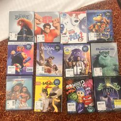 Brand New DVD BlueRay $10 Each