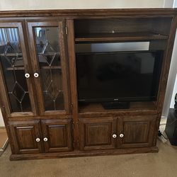 Entertainment Center solid wood