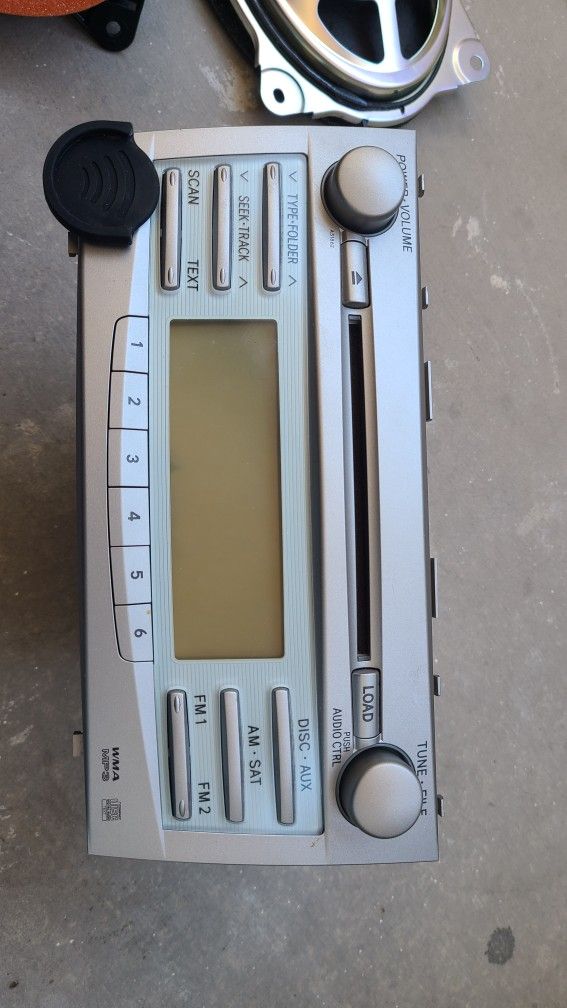 2007-2009 Toyota Camry Radio AM FM Cd Player Receiver Replacement Fits Fits 2007 2008 2009