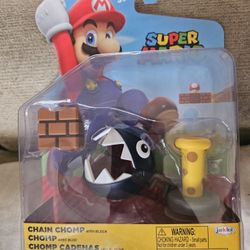  CHAIN CHOMP Super Mario World of Nintendo Figure Jakks Pacific