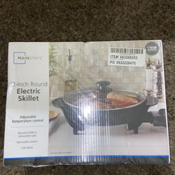 Mainstays 12-Inch Round Electric Skillet