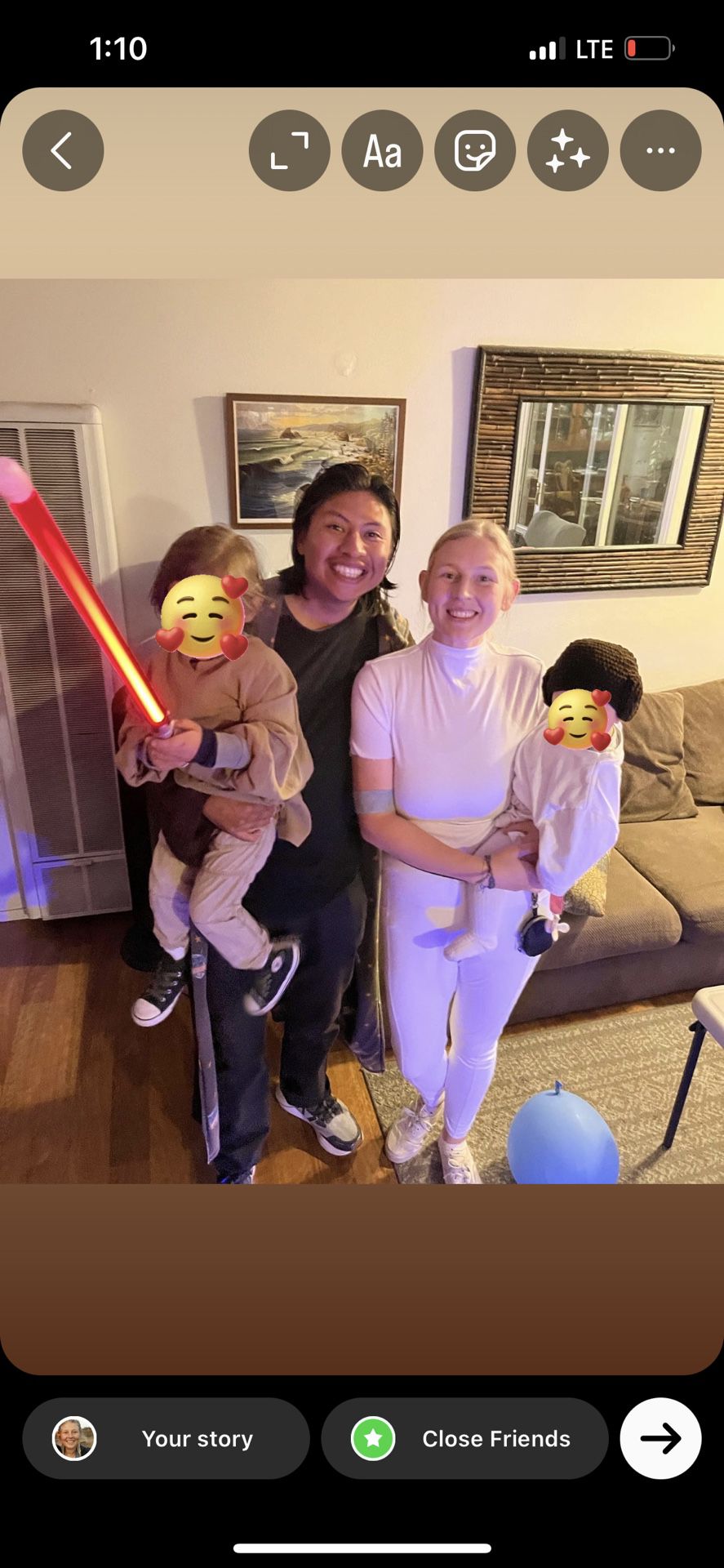 Star Wars Luke Leia And Padme Family Costumes 