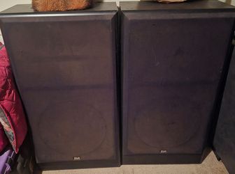 KLH 9154 Bookshelf Speakers Pair 2.0 Wired 8 Ohm Banana Jack Black