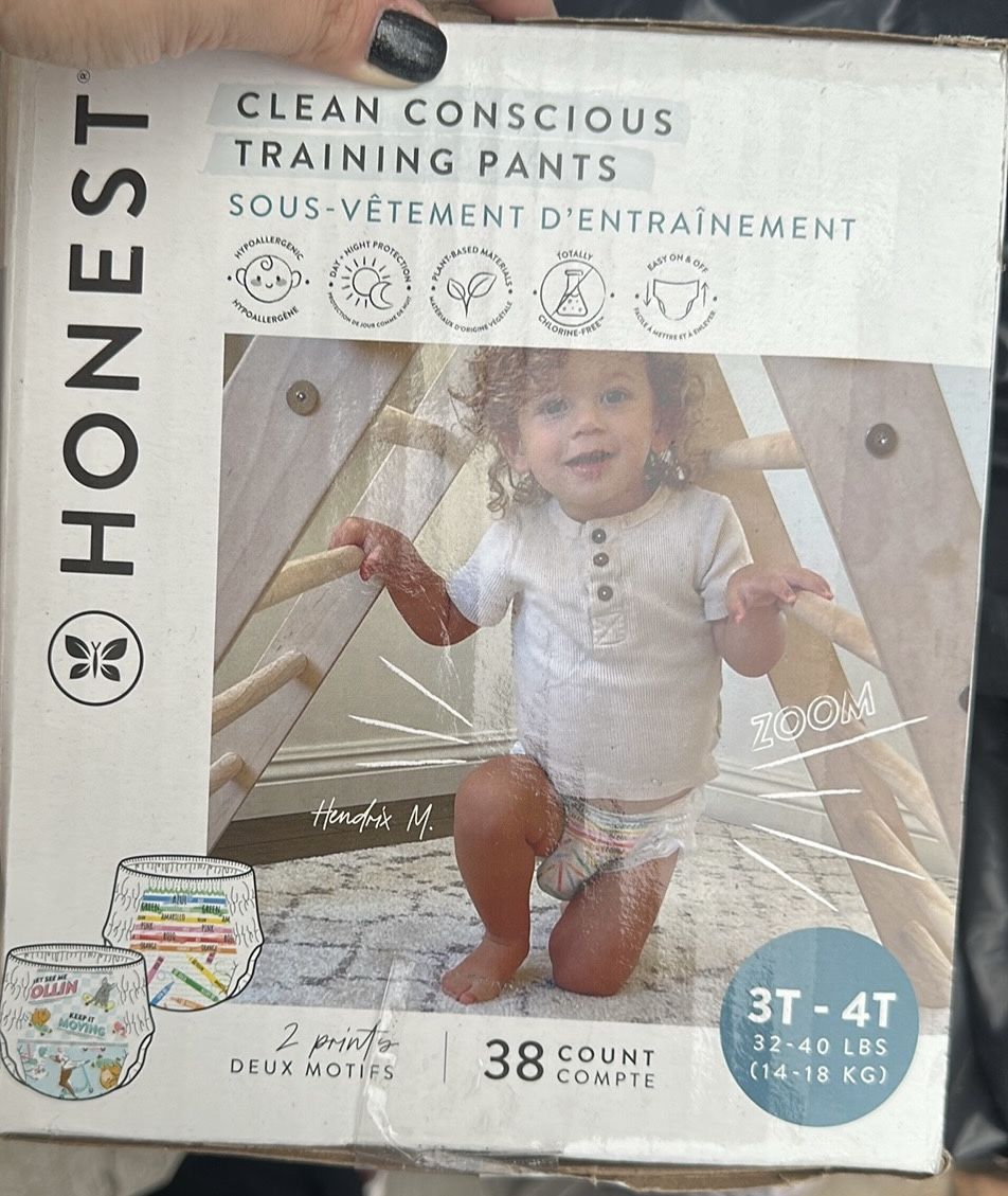 Honest Pull Ups Size 3t/4t