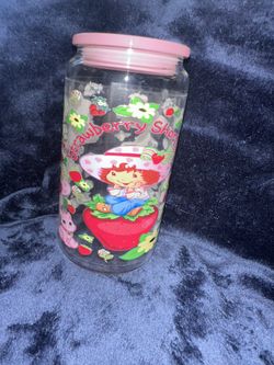 Strawberry Shortcake Glass Cup