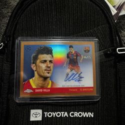 2025 Topps UEFA 1955 Autograph Soccer Cards David Villa 