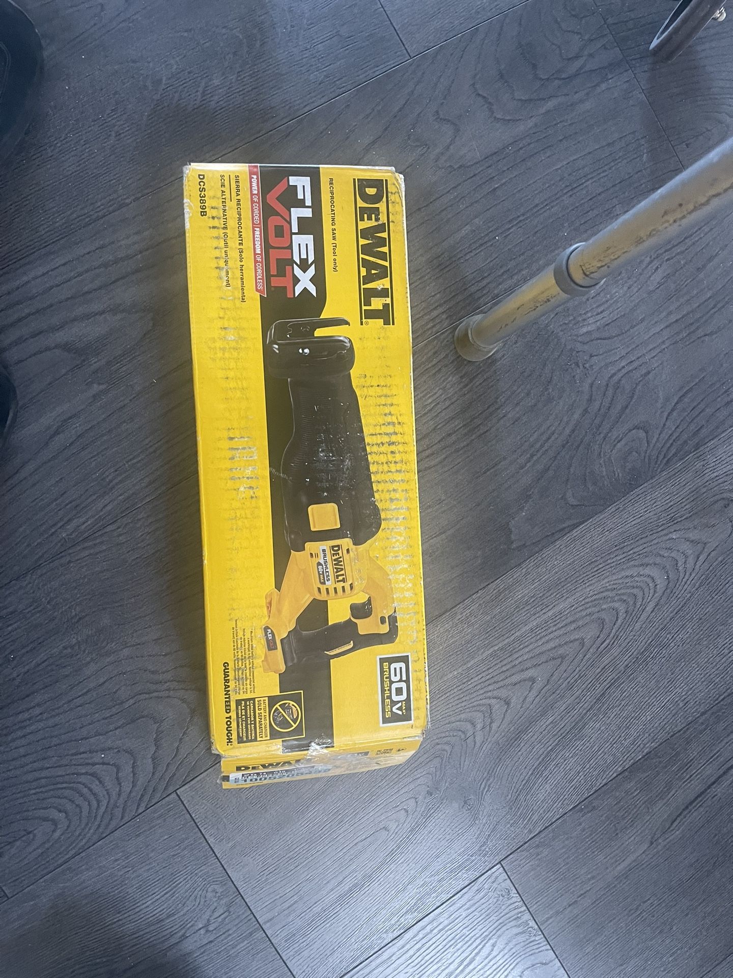 Dewalt 60v Max Brushless Reciprocating Saw Tool Only New Open Box
