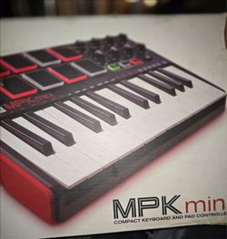 Akai Proffessional MPK Mini Red,Black l, and White