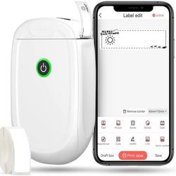 Brand New Thermal Inkless Label Maker Printer Portable Bluetooth Wireless 