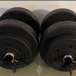 40lb Adjustable Dumbbells 