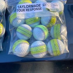 12 TaylorMade Tour Response Golf Balls