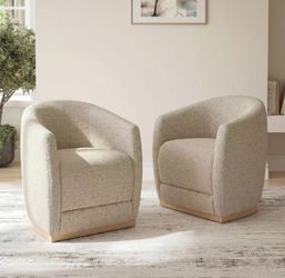 ❤️‍🔥 CHITA Upholstered Dining Chairs with Casters Set of 2,