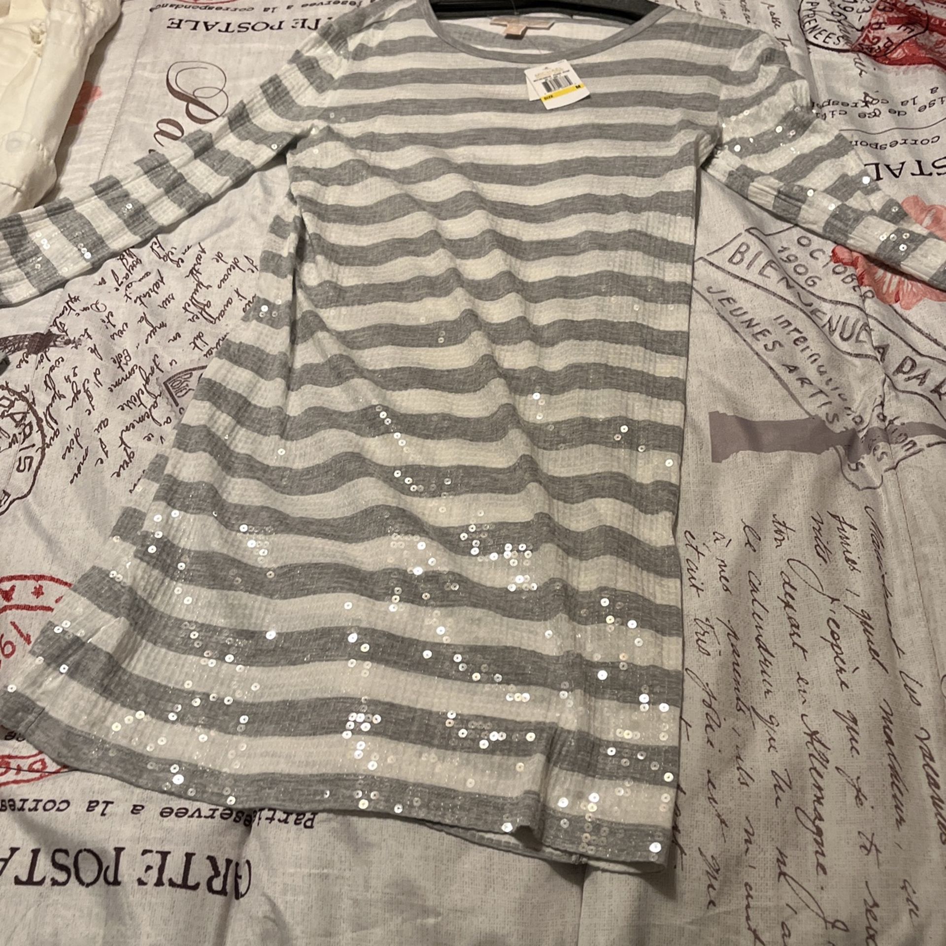 Sequined Striped Michael Kors Dress