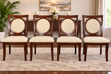 Dining Table + Set of 4 Chairs – $100