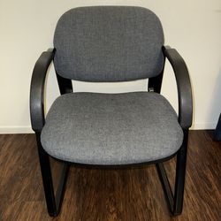 Gray Office Guest Chair