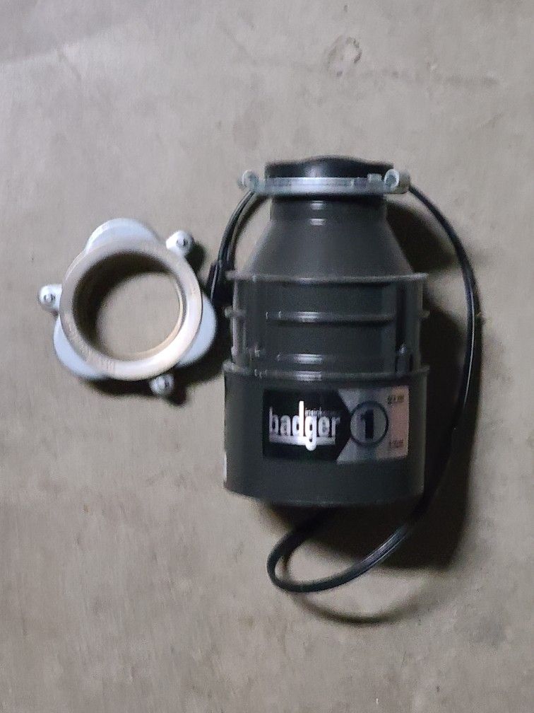 Used Badger 1/3 HP Garbage Disposal