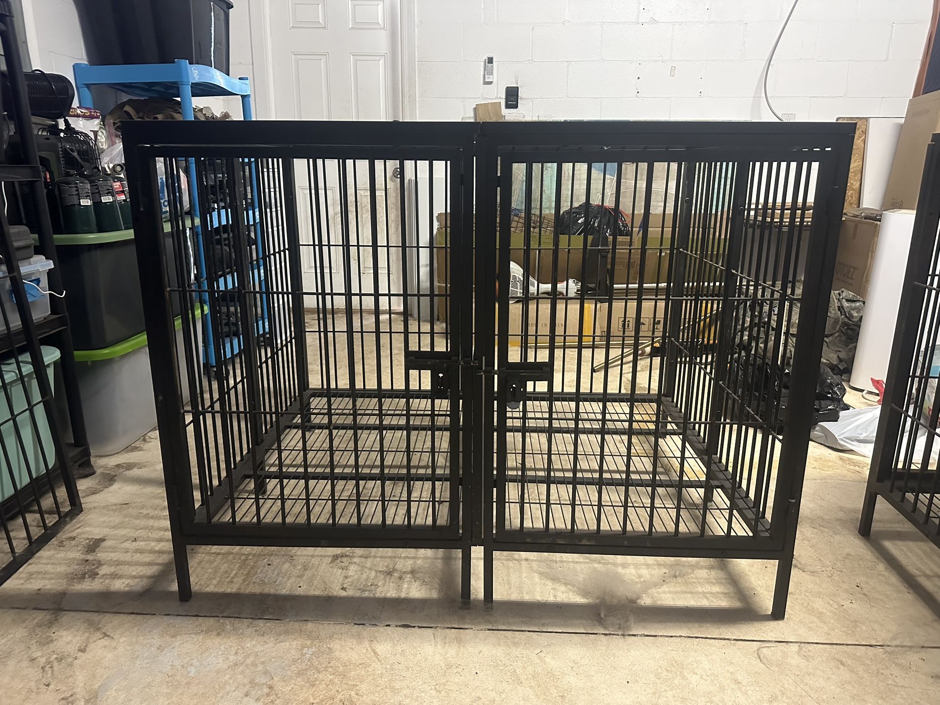 DOUBLE DOG CAGE 52” (HEAVY DUTY) We Have Two!
