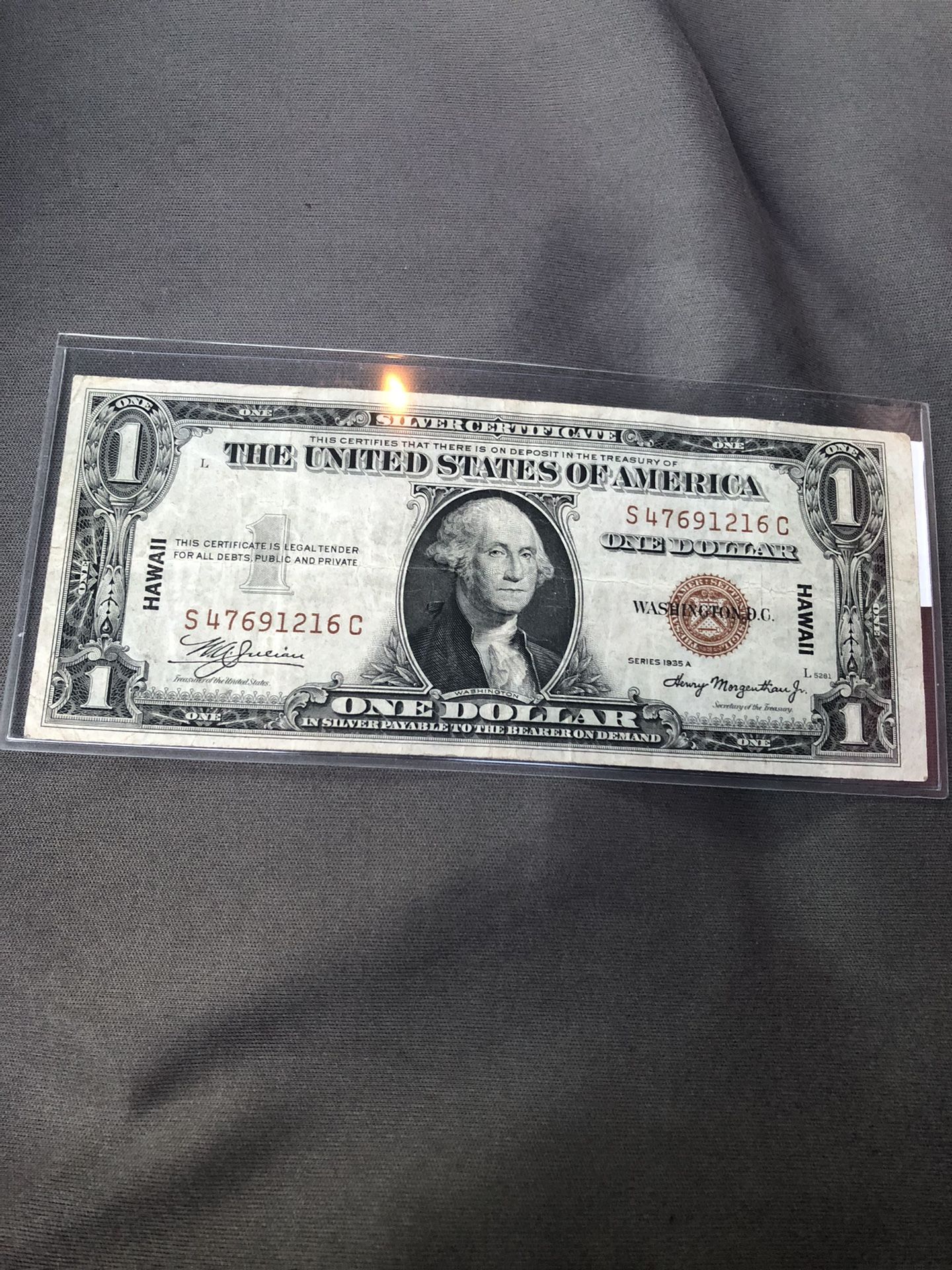 Hawaii Emergency Issue One Dollar