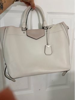 Michael Kors tote soft white leather