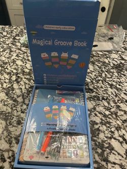 Magic grooved writing books