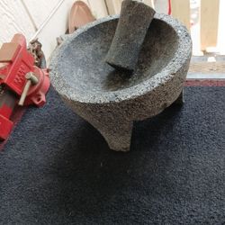 Granite Mortar with Pestal