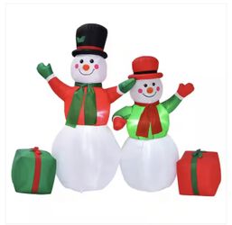 7.5 ft. Christmas Inflatable Snowmen