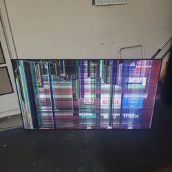 TLC 65 inch smart TV .Model # 65551R for parts 