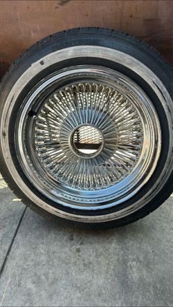 2”” 14x6, wire wheels, NOT Daytons “ spoke wheels “ 14 inch