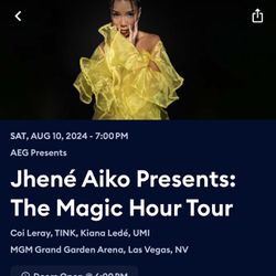 Jhene Aiko Concert Tickets 