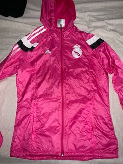 Adidas Real Madrid Pink Windbreaker Jacket