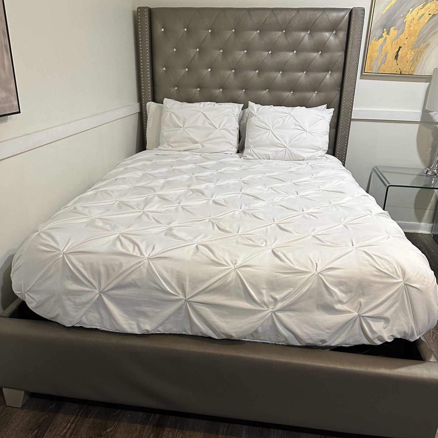 Queen Bed, Frame Only $300