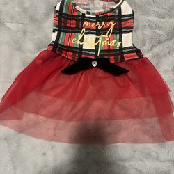 Dog Christmas Dress Size L