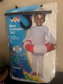 Pinkfong Baby Shark Blue Costume Set Toddler 5T-6T
