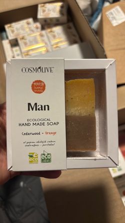 Cosmolive Man Handmade Soap Cedarwood Orange