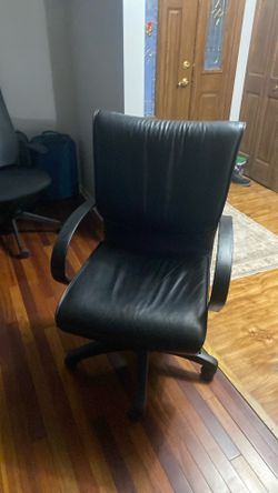 Desk chair leather