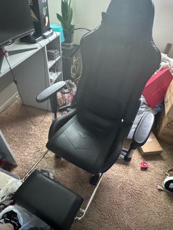 Gaming chair with speakers.