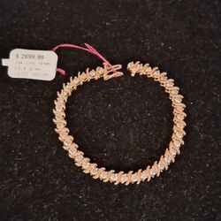 14kt Tennis Bracelet 