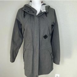 Burton Dry Ride Grey Sukabumi Snow Snowboarding Jacket  Womens S