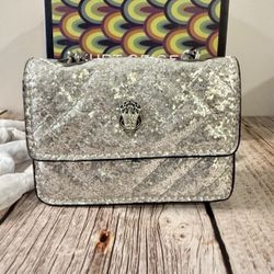 Brand New Silver Kurt Geiger Purse 