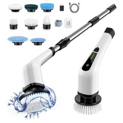 Electric Spin Scrubber, Cordless Cleaning Brush Scrubber for Home