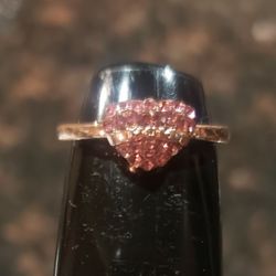 "Mom" Heart Shaped Ring