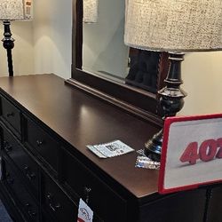 Dresser, Mirror And Night Stand