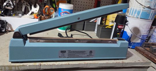 Blue Uline H-306  Bag Sealer with adjustable timer