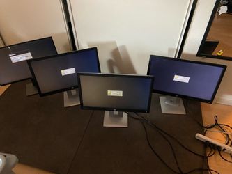 Dell monitor  2 of them and one HPw