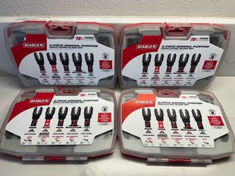 5-PIECE GENERAL PURPOSE OSCILLATING BLADE SET EACH $25